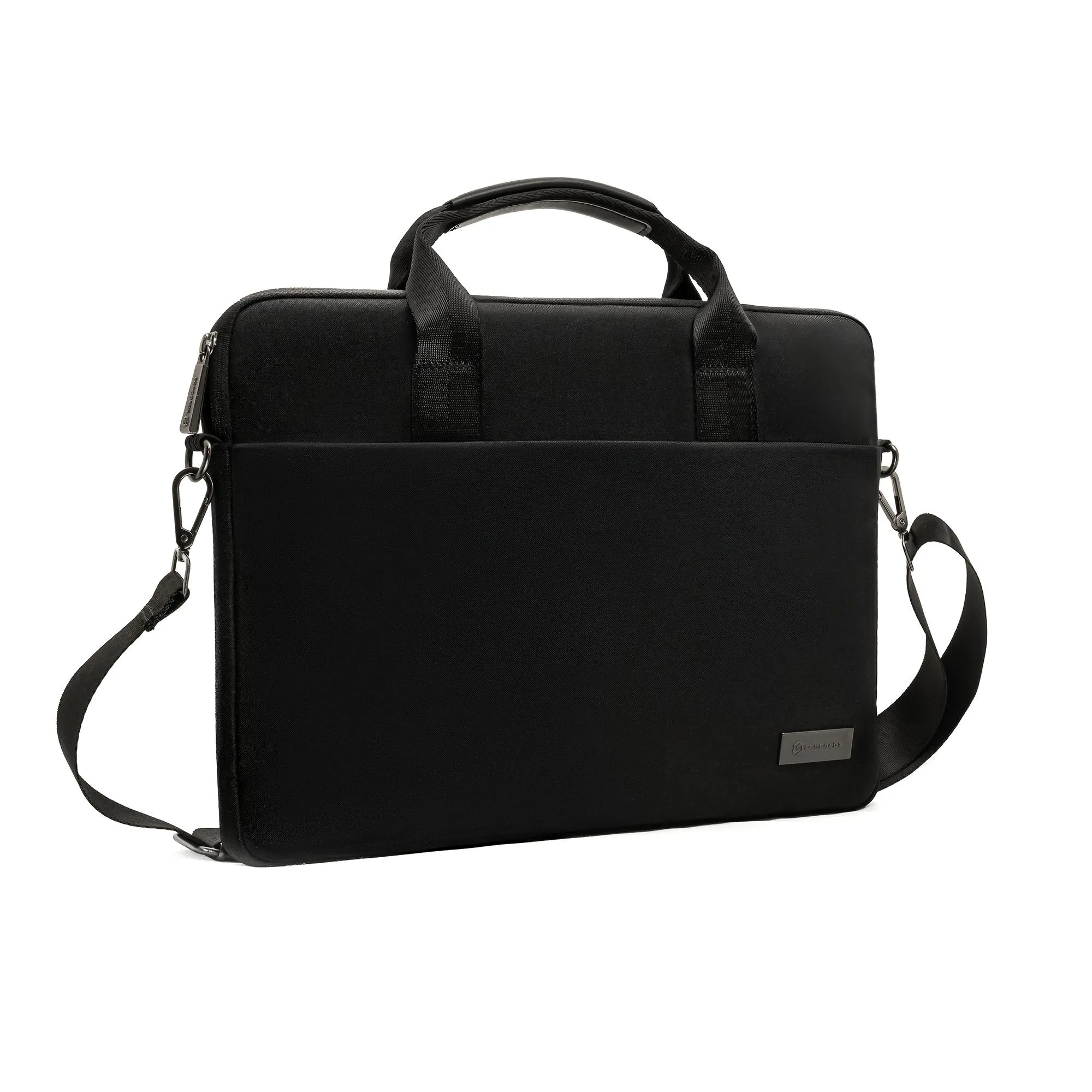 Ecocordz 16" briefcase - Protects laptop and documents - Black